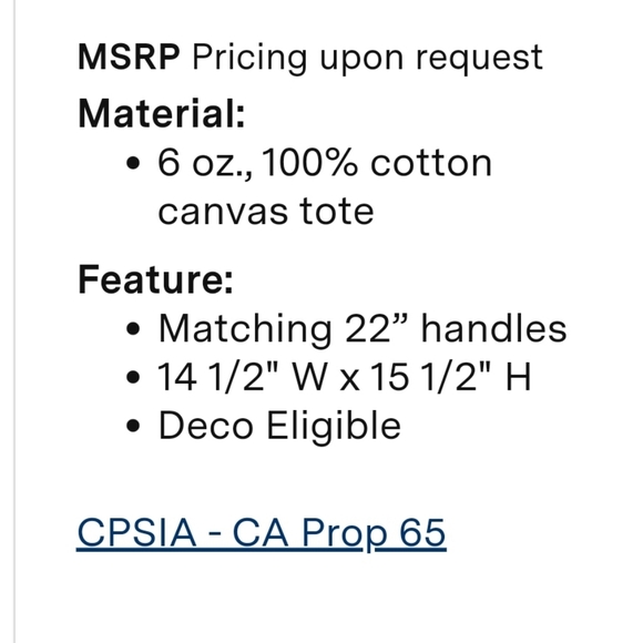 Pickleball TOTE CUSTOM BAG Natural Canvas tote MADE IN USA - Picture 2 of 5